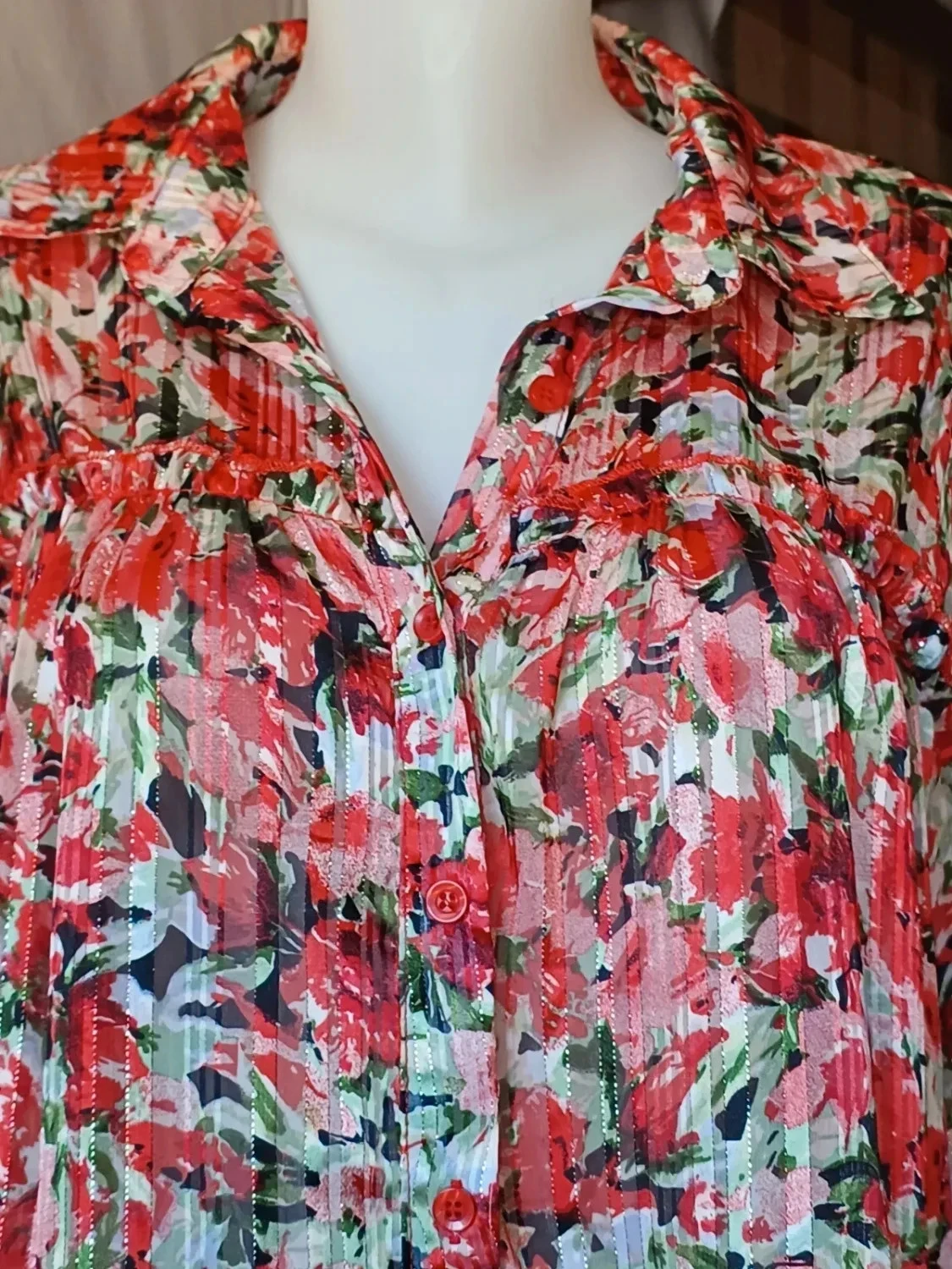Blouse shirt size S/M – photo 16